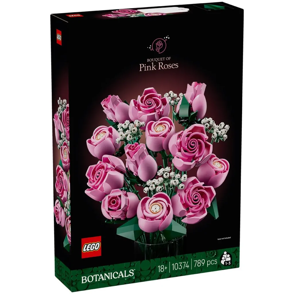 LEGO BOTANICALS BUCHET DE TRANDAFIRI ROZ 10374