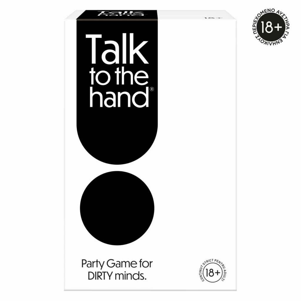 JOC DE SOCIETATE TALK TO THE HAND IN LIMBA ROMANA