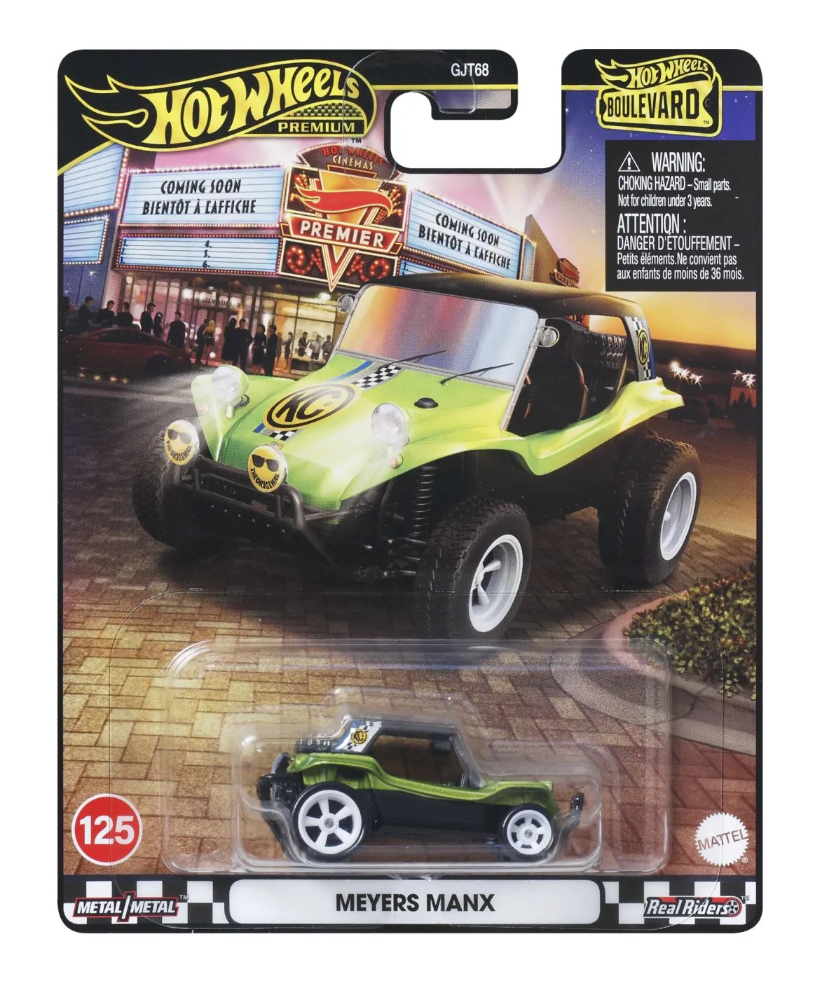 HOT WHEELS PREMIUM BOULEVARD MASINUTA METALICA MEYERS MANX SCARA 1:64