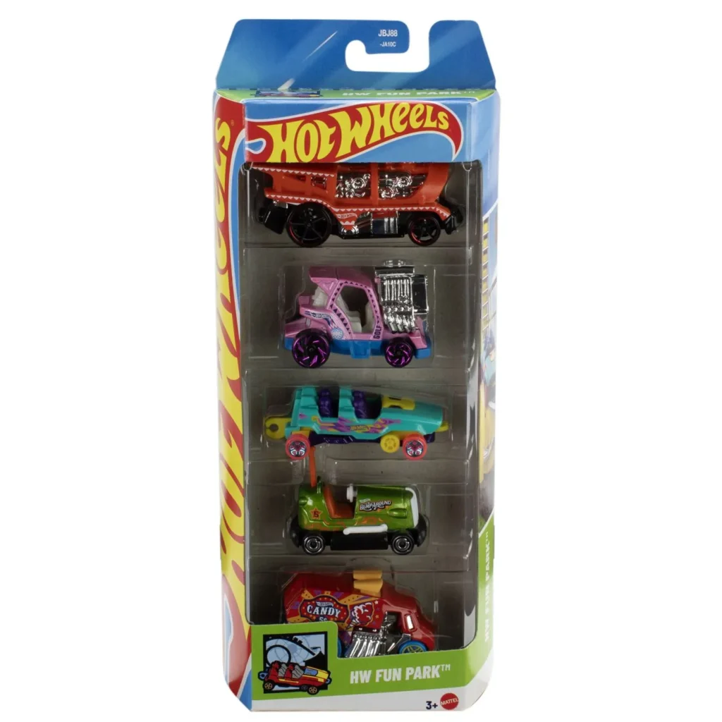 SET 5 MASINI HOT WHEELS HW FUN PARK