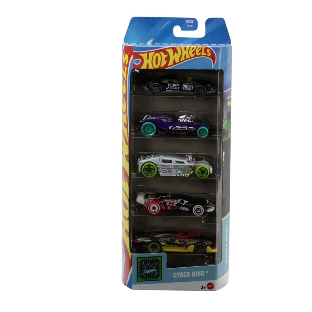 SET 5 MASINI HOT WHEELS CYBER NOIR
