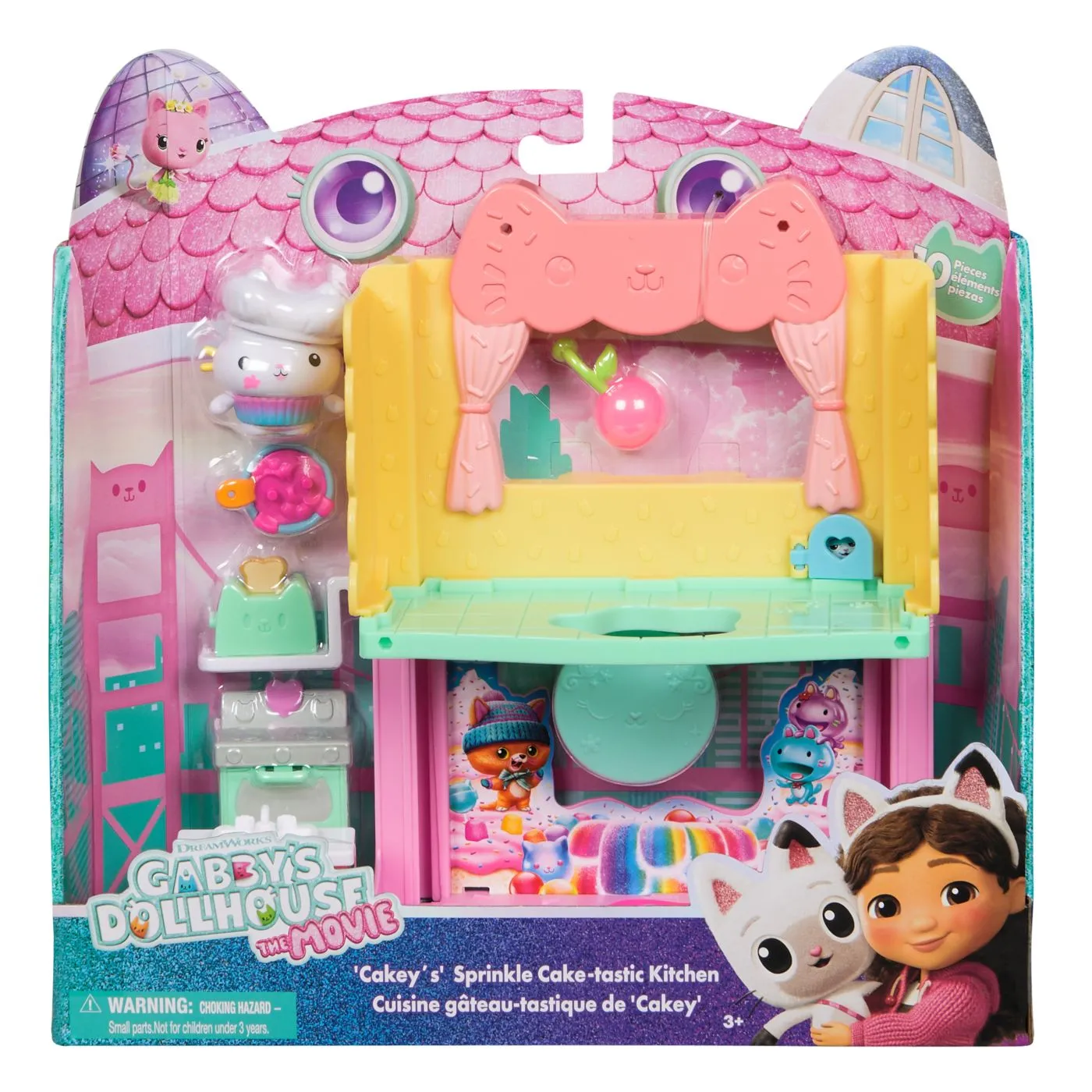 GABBYS DOLLHOUSE FILMUL BUCATARIA MAGICA A LUI CAKEYS CU FIGURINE SI ACCESORII