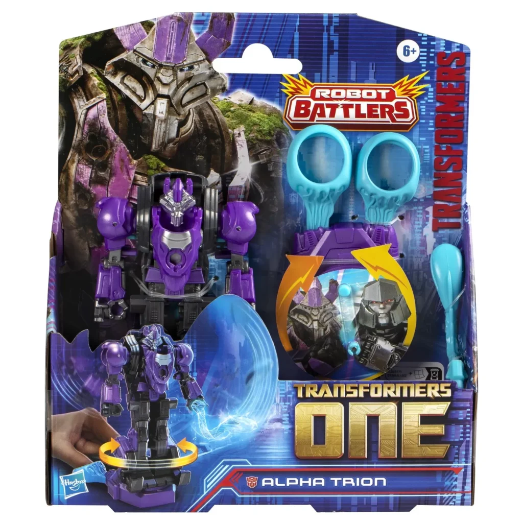 TRANSFORMERS ONE ROBOT BATTLERS FIGURINA ALPHA TRION 11.5CM