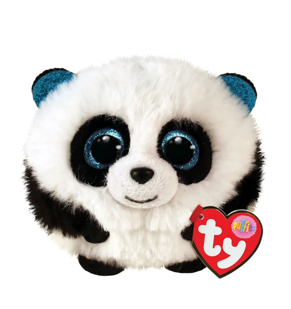 PLUS TY 8CM BEANIE BALLS BAMBOO URSULETUL PANDA