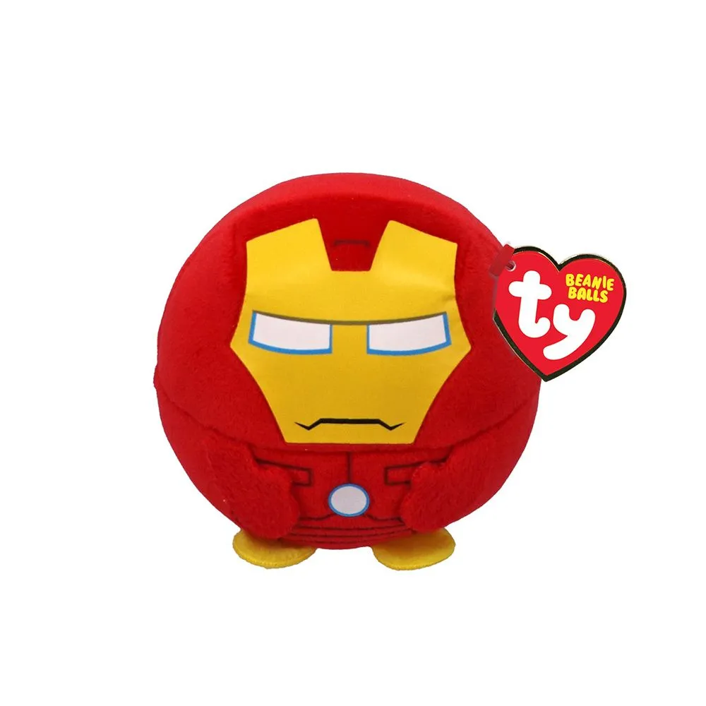 PLUS TY 8CM BEANIE BALLS MARVEL IRON MAN