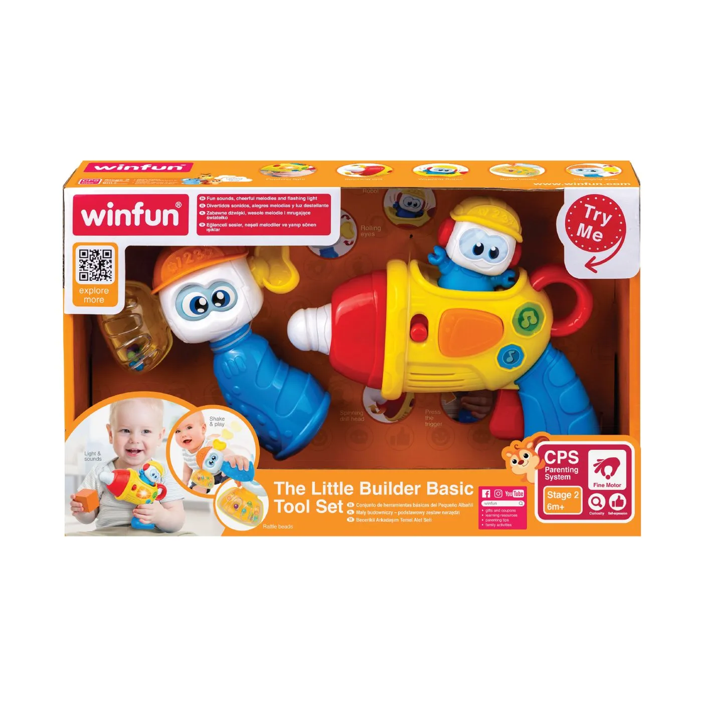 WINFUN SET DE SCULE PENTRU MICUL CONSTRUCTOR