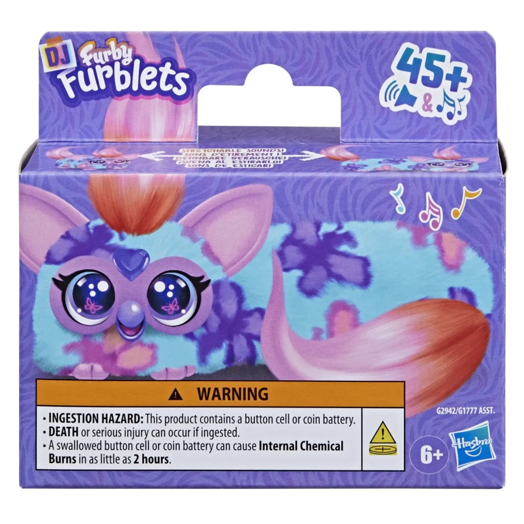 FURBY DJ FURBLETS JUCARIE INTERACTIVA FLUT TER LUV