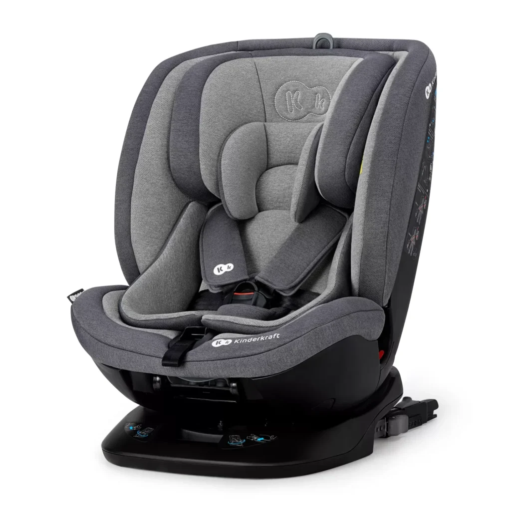 SCAUN AUTO KINDERKRAFT XPEDITION ROTATIV, 0-36 KG, CU ISOFIX, GREY