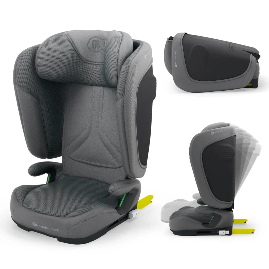 SCAUN AUTO KINDERKRAFT UNITY2 100-150 CM, GREY