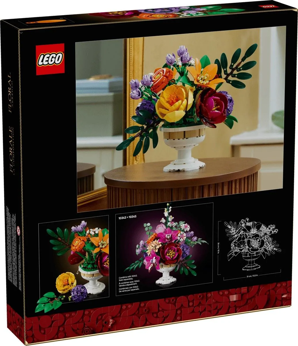 LEGO BOTANICALS ARANJAMENT FLORAL 10345 - imagine 10