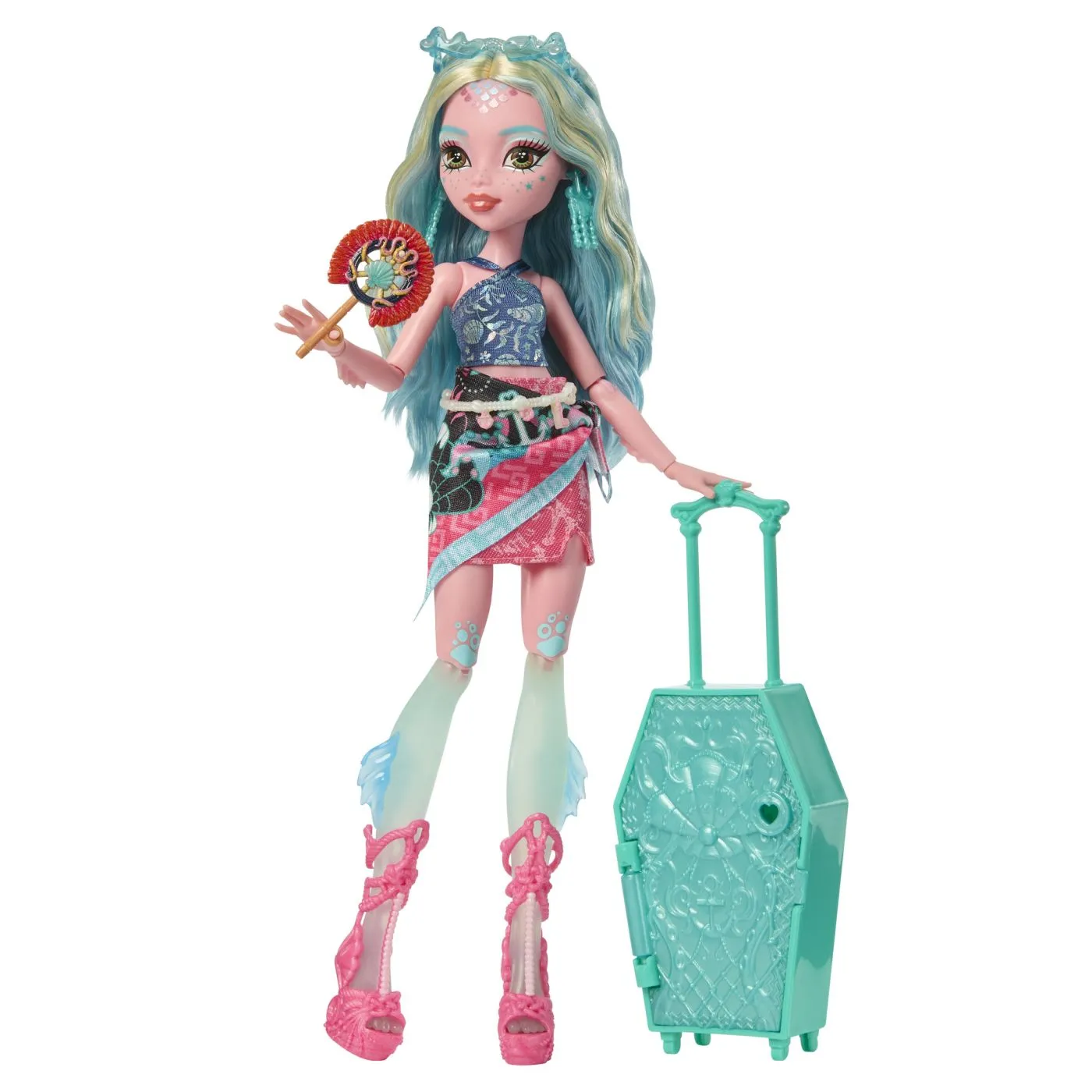 MONSTER HIGH SKULLTIMATE SECRET PAPUSA LAGOONA BLUE - imagine 10