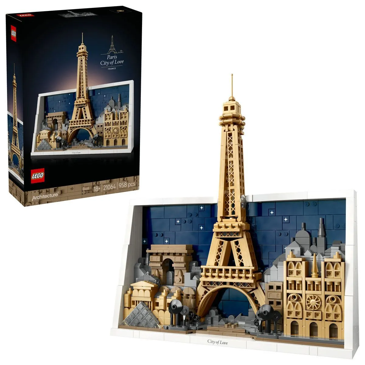 LEGO ARHITECTURE ORASUL IUBIRII 21064 - imagine 10