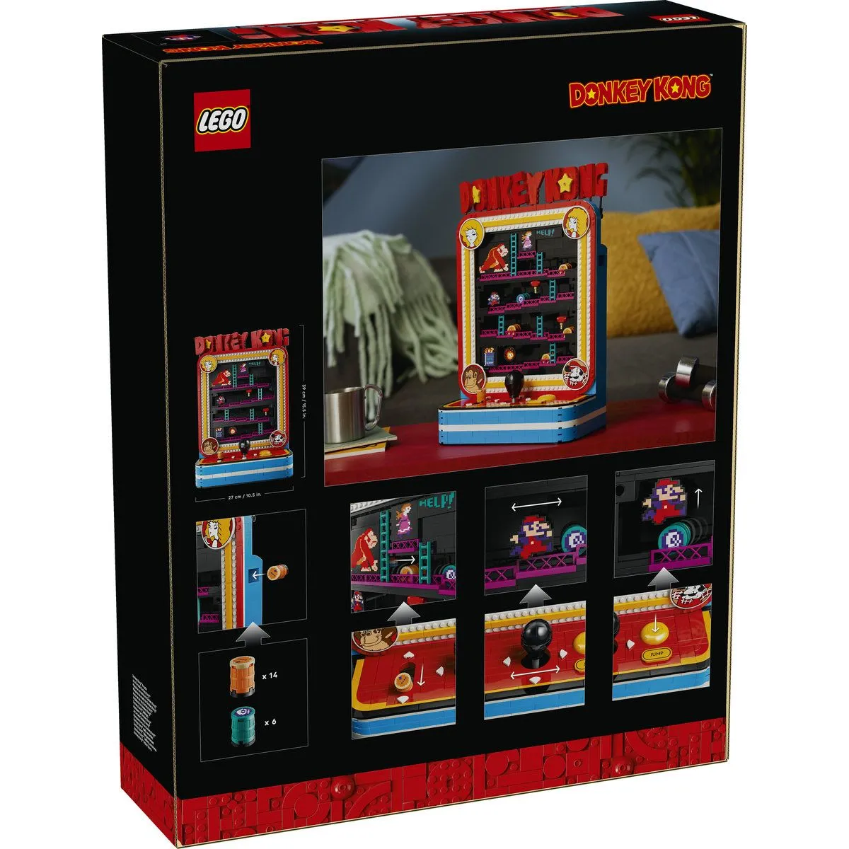 LEGO SUPER MARIO JOC ARCADE DONKEY KONG 72051 - imagine 11