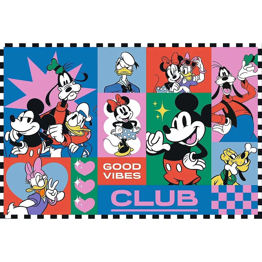 PUZZLE TREFL 2X200 DISNEY MICKEY MOUSE TIMP CU PRIETENII - imagine 2