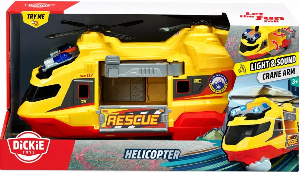 DICKIE ELICOPTER DE SALVARE CU SUNETE SI LUMINI 30CM
