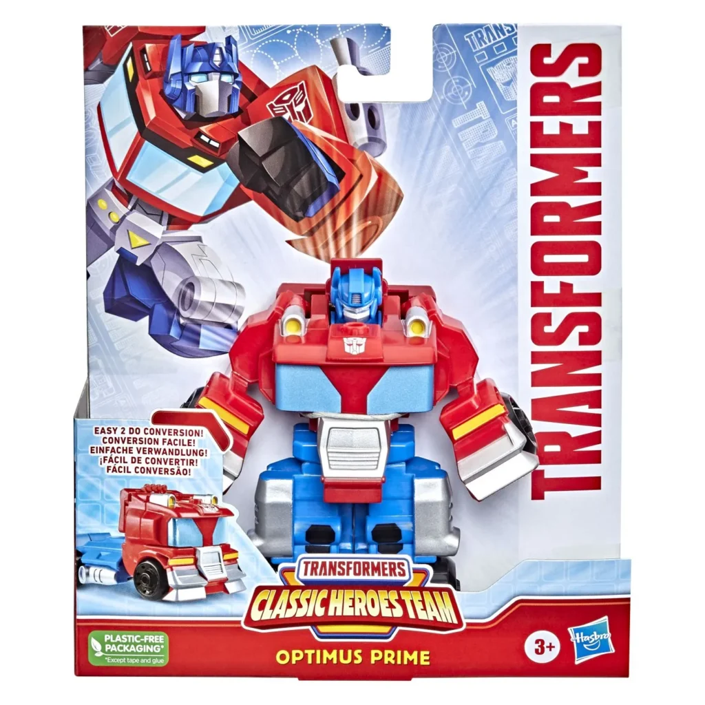 TRANSFORMERS CLASSIC HEROES TEAM ROBOT OPTIMUS PRIME CONVERTIBIL