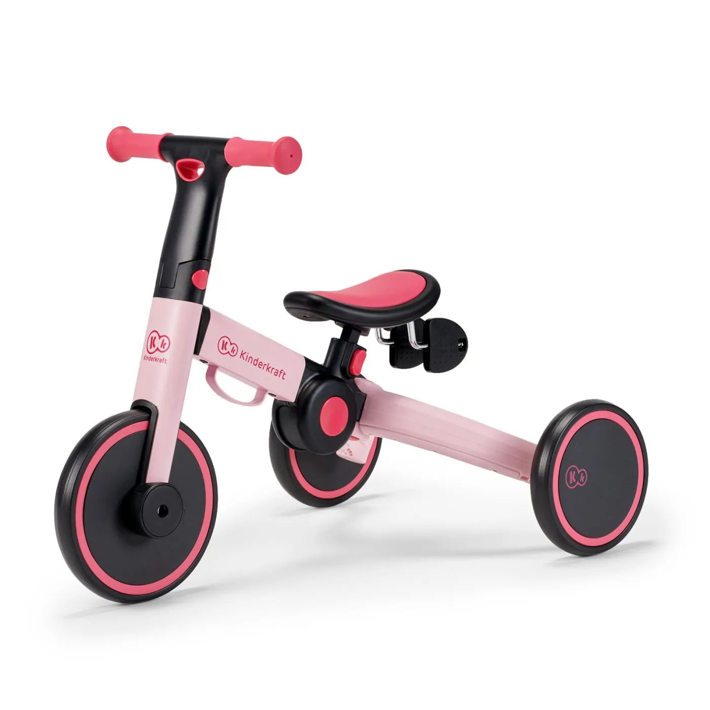 BICICLETA DE ECHILIBRU / TRICICLETA KINDERKRAFT 4TRIKE, CANDY PINK