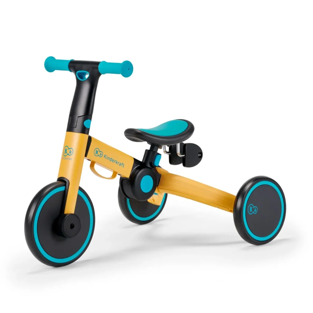BICICLETA DE ECHILIBRU / TRICICLETA KINDERKRAFT 4TRIKE, PRIMROSE YELLOW
