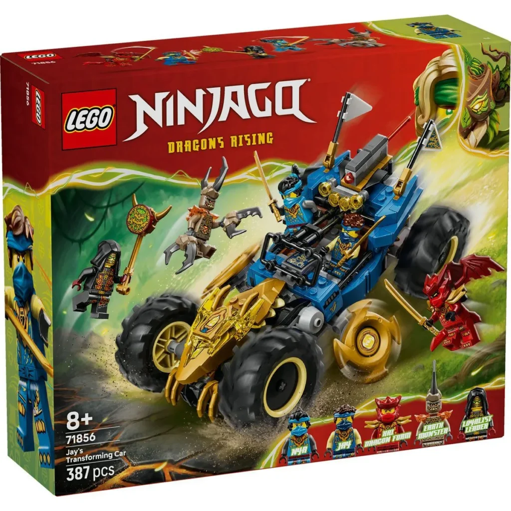 LEGO NINJAGO MASINA TRANSFORMABILA A LUI JAY 71856