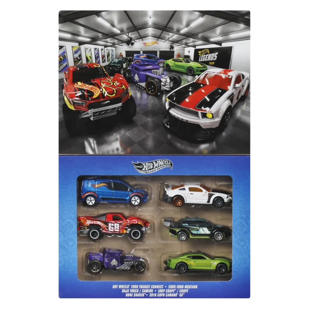 HOT WHEELS LEGENDS SILVER SERIES LEGENDS SET 6 MASINUTE METALICE