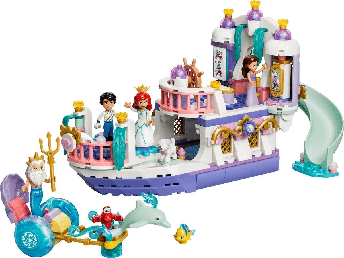 LEGO DISNEY PRINCESS BARCA NUNTII REGALE A LUI ARIEL 43299 - imagine 2