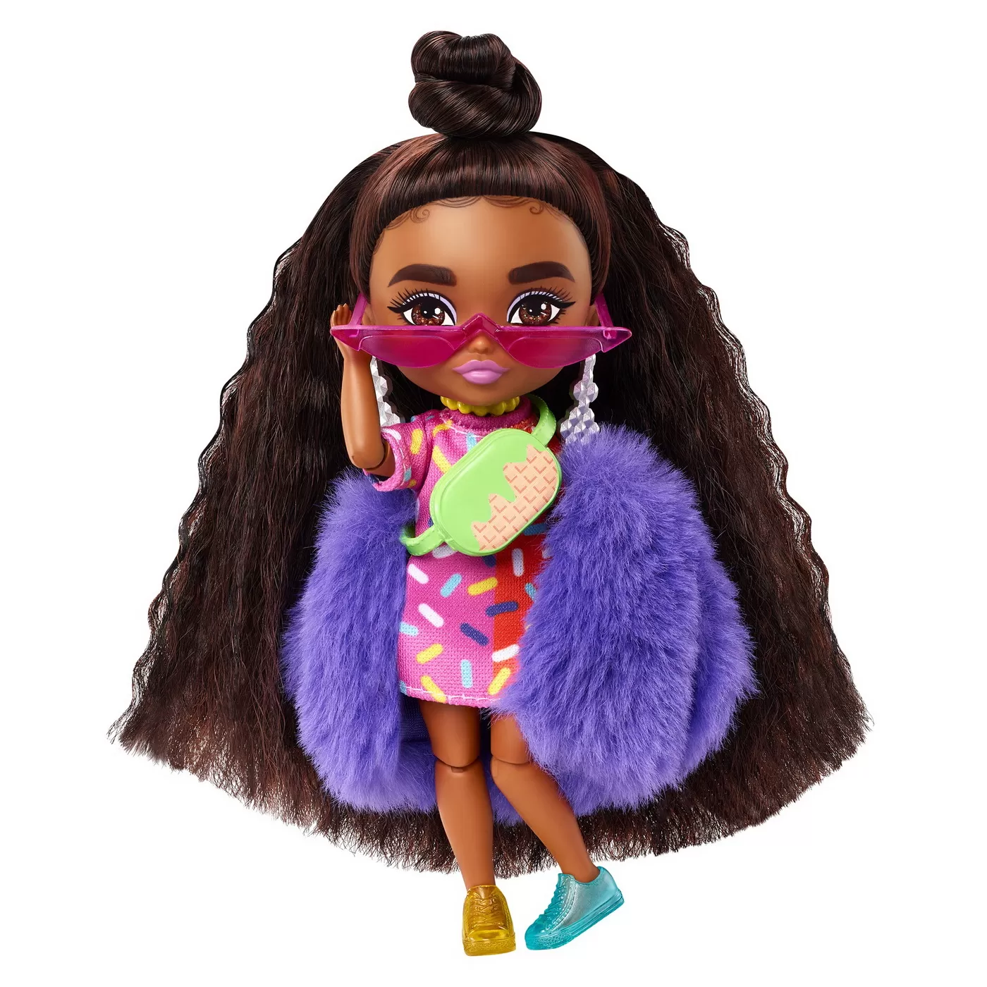 BARBIE PAPUSA BARBIE EXTRA MINI BRUNETA - imagine 2