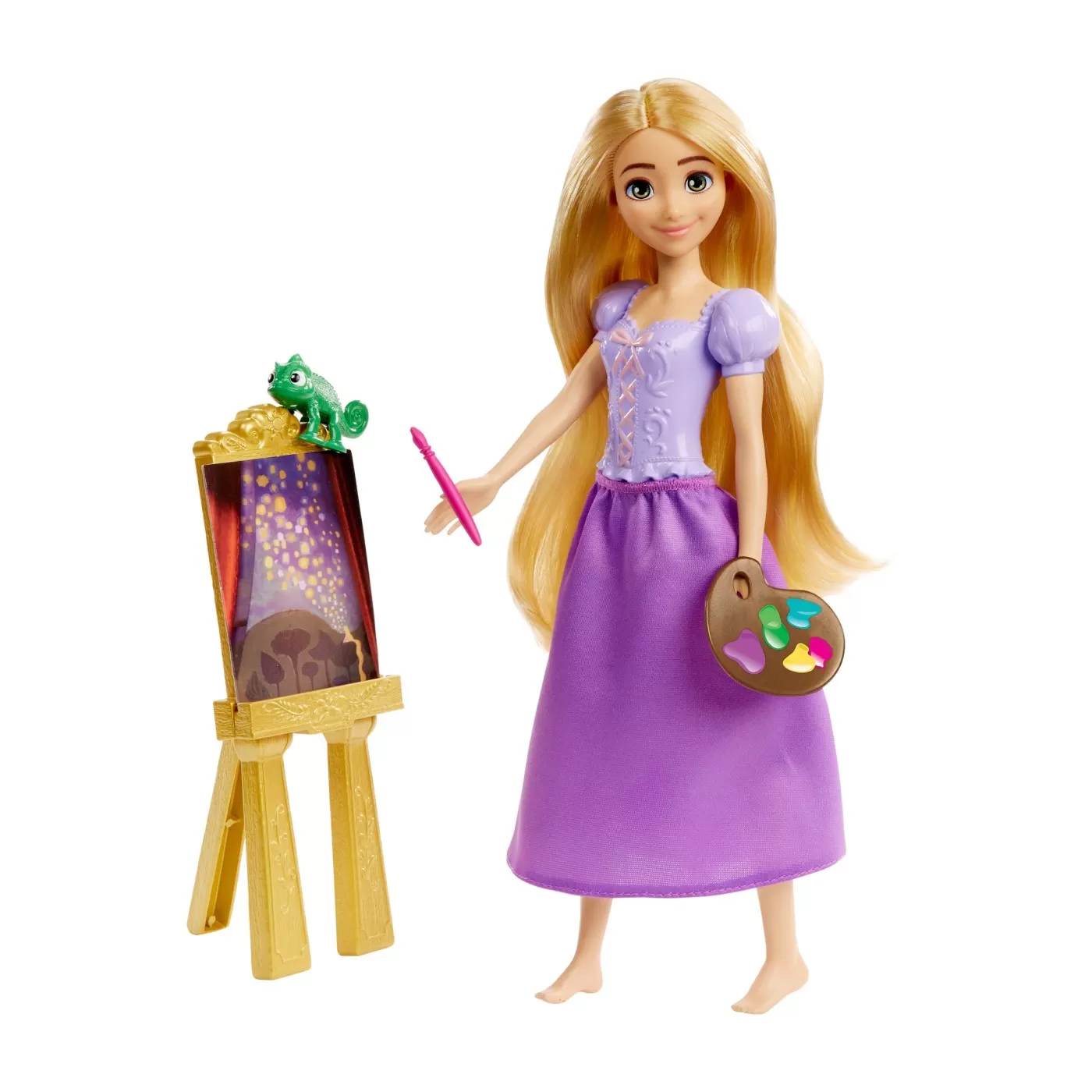 DISNEY PRINCESS PAPUSA RAPUNZEL PICTORITA - imagine 2