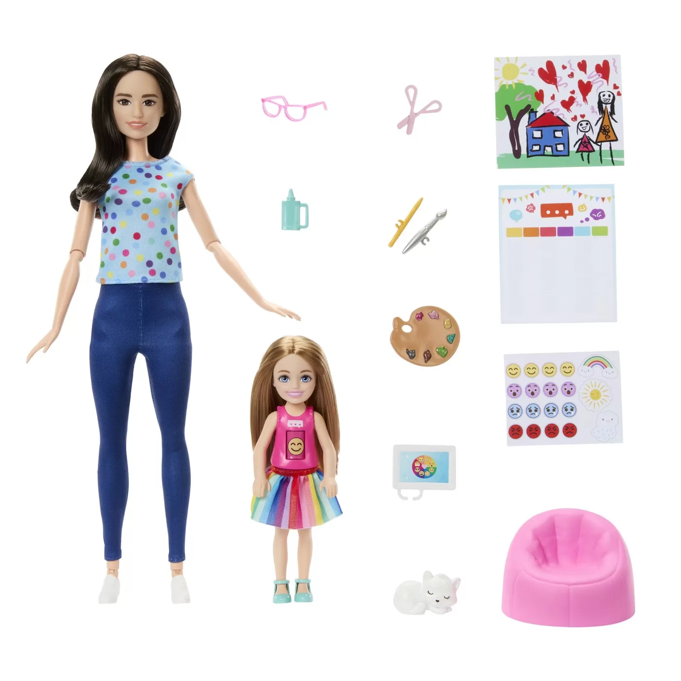 BARBIE PAPUSA BARBIE YOU CAN BE TERAPEUT IN ARTA - imagine 2