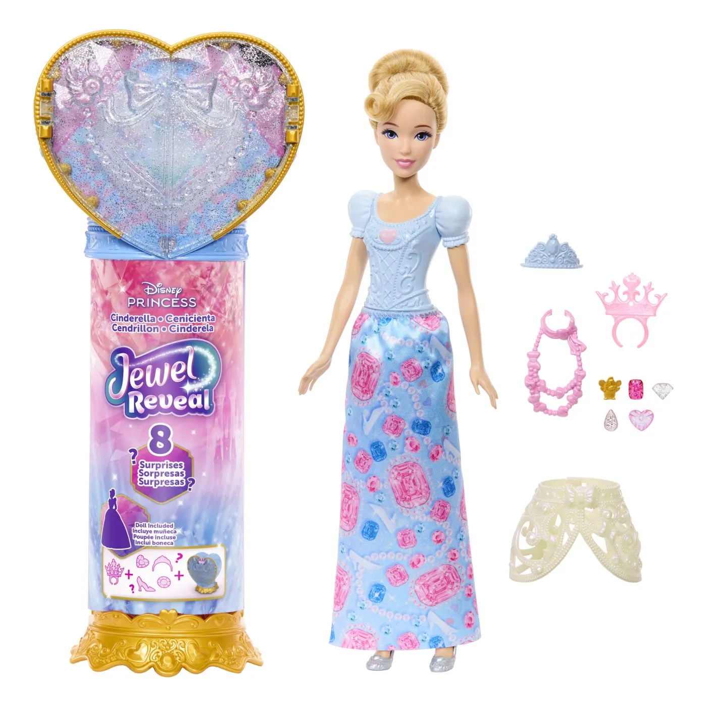 DISNEY PRINCESS JEWEL REVEAL PAPUSA CENUSAREASA - imagine 2
