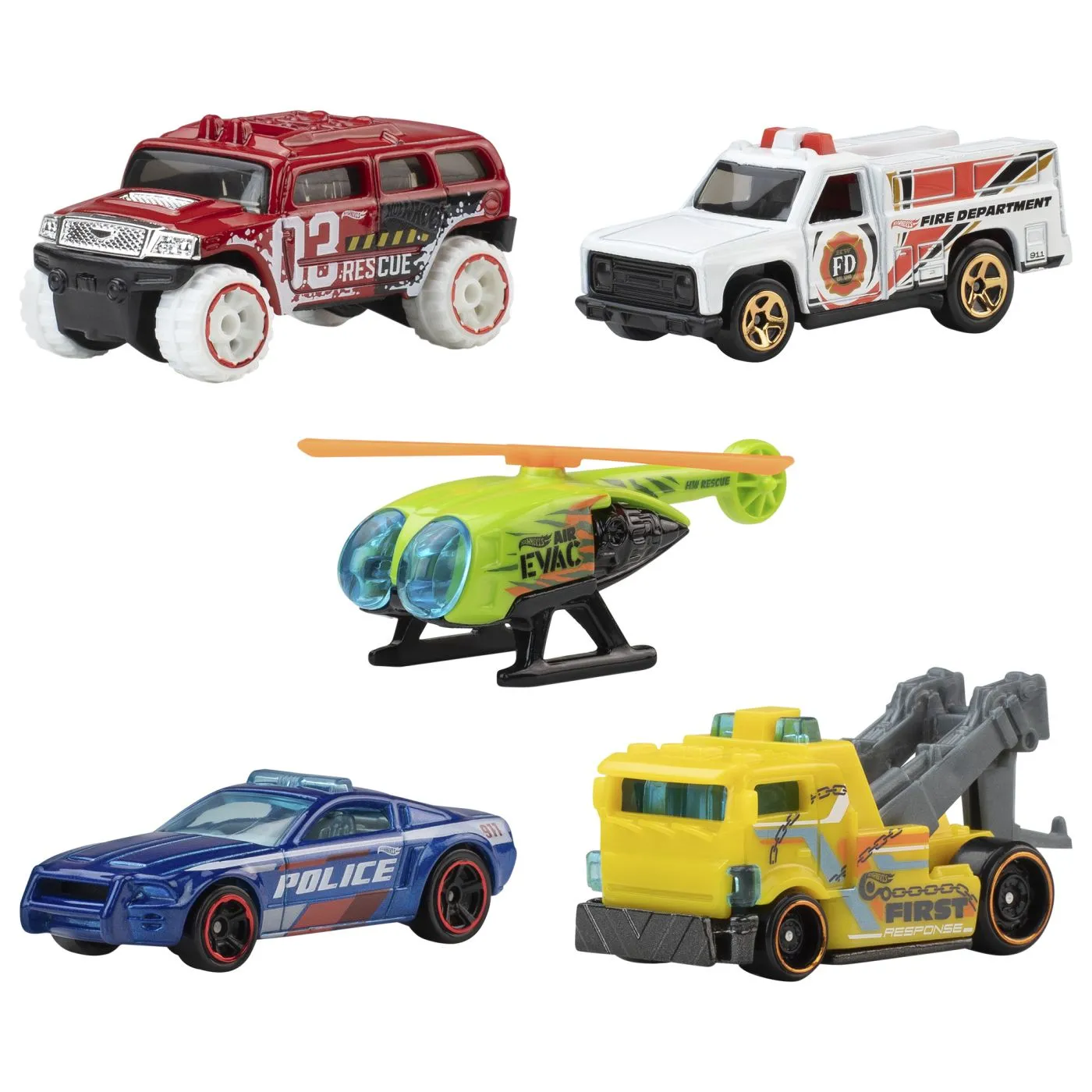 SET 5 MASINI HOT WHEELS PRIORITY PATROL - imagine 2