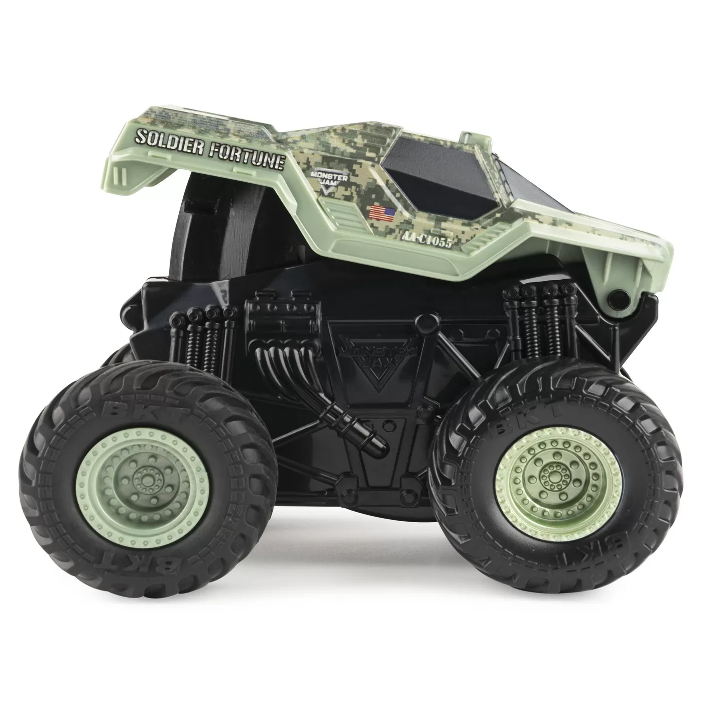 MONSTER JAM SOLDIER FORTUNE SERIA CLICK FLIP SCARA 1 LA 43 - imagine 2