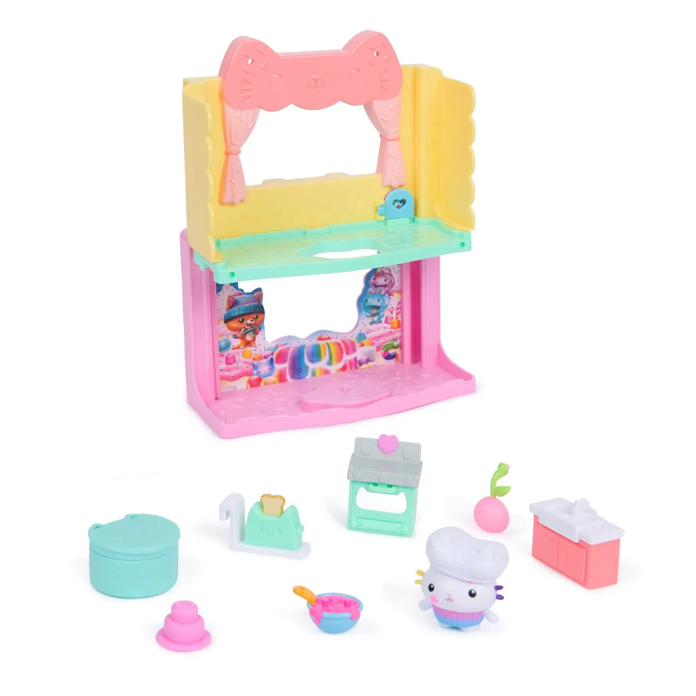 GABBYS DOLLHOUSE FILMUL BUCATARIA MAGICA A LUI CAKEYS CU FIGURINE SI ACCESORII - imagine 2