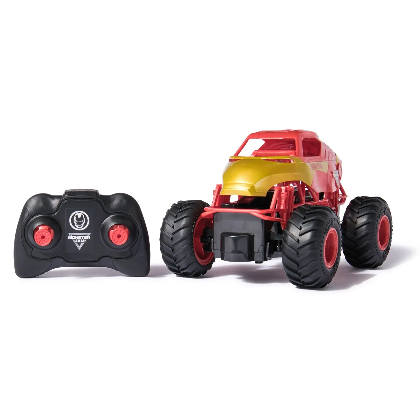 MONSTER JAM MARVEL CAMION GIGANT CU TELECOMANDA IRON MAN SCARA 1 LA 24 - imagine 2