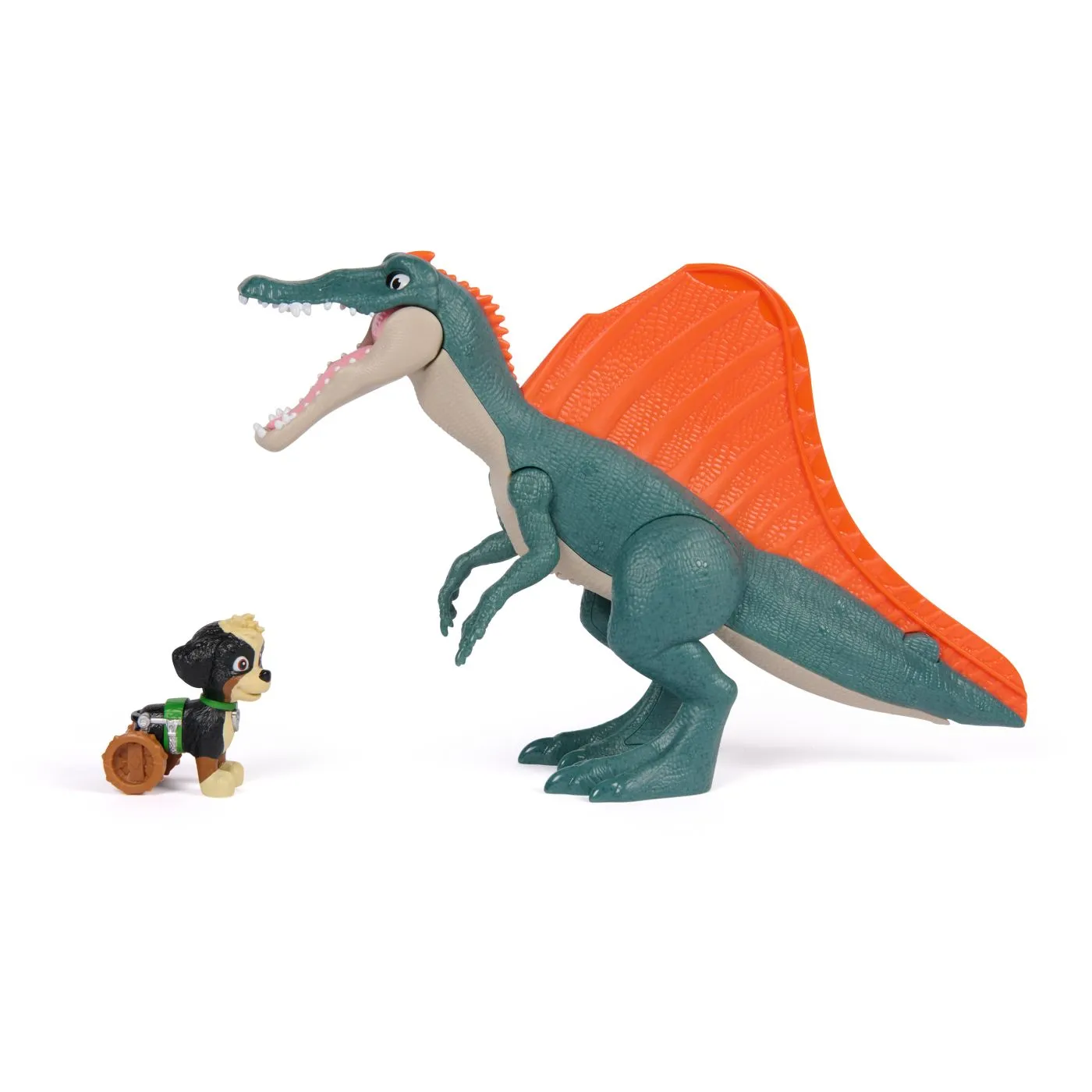 PATRULA CATELUSILOR FILMUL CU DINOZAURI SET DE JOACA DINO RISE AND ROLL CU FIGURINA - imagine 2