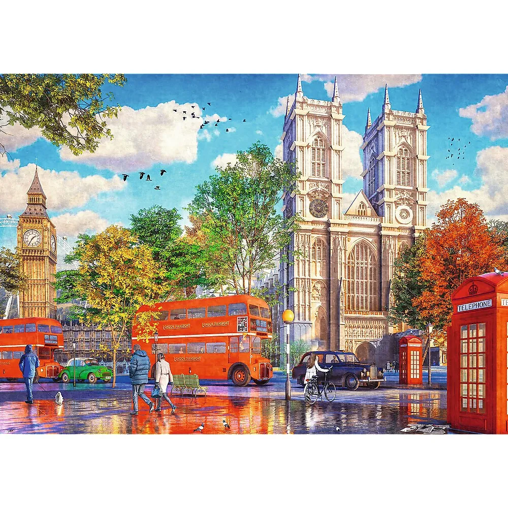 PUZZLE TREFL 1000 PREMIUM PLUS TEA TIME VEDERE DIN LONDRA - imagine 2