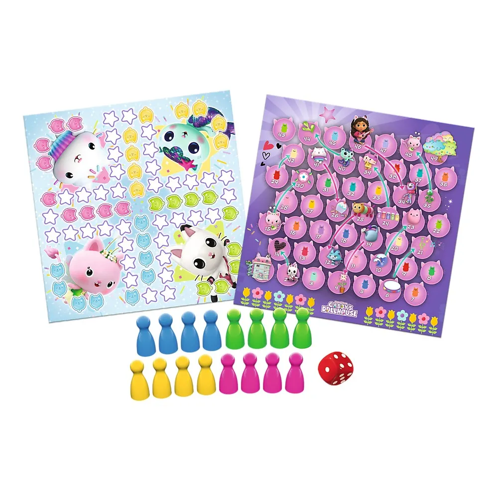 JOC DREAM WORKS GABBYS HOUSE 2IN1 LUDO SI SERPISORI SCARI - imagine 2
