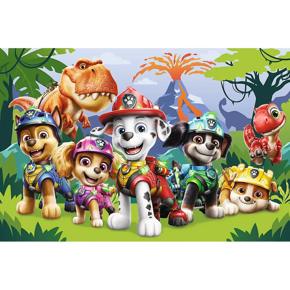 PUZZLE TREFL 24 MAXI PATRULA CATELUSILOR PRIETENIE PREISTORICA - imagine 2