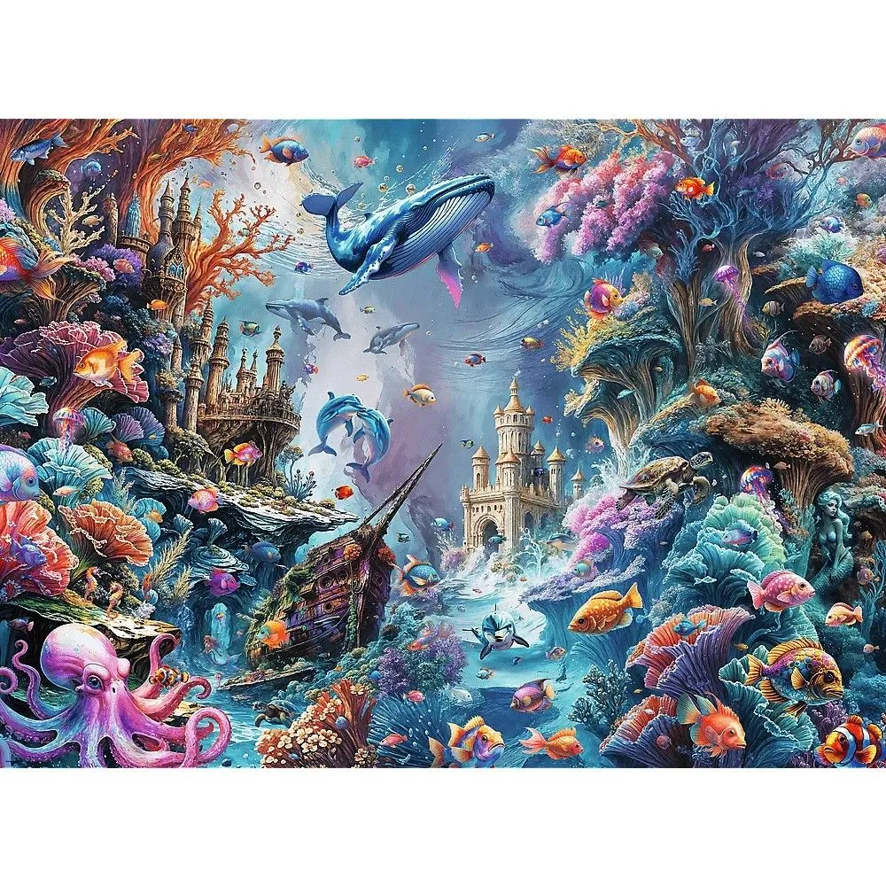 PUZZLE TREFL 3000 COLECTIA SUA VIATA SUBACVATICA POSTER INCLUS - imagine 2