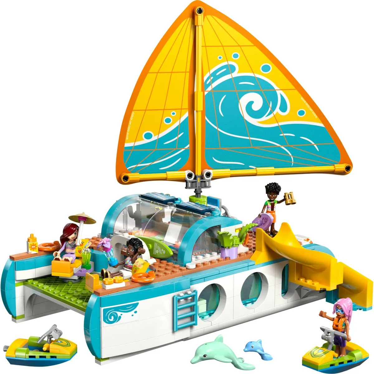 LEGO FRIENDS CALATORIA AVENTUROASA CU BARCA 42664 - imagine 2