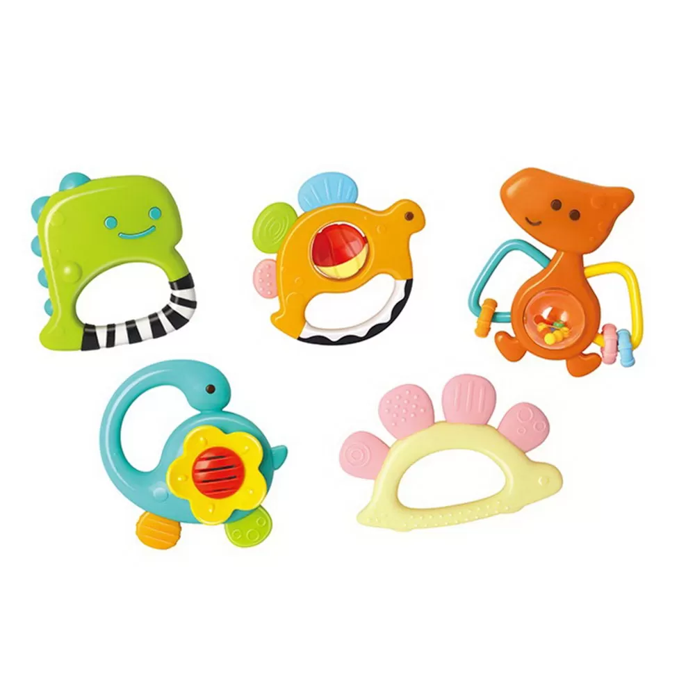 SET 5 ZORNAITORI DINOZAURI MULTICOLORI - imagine 2