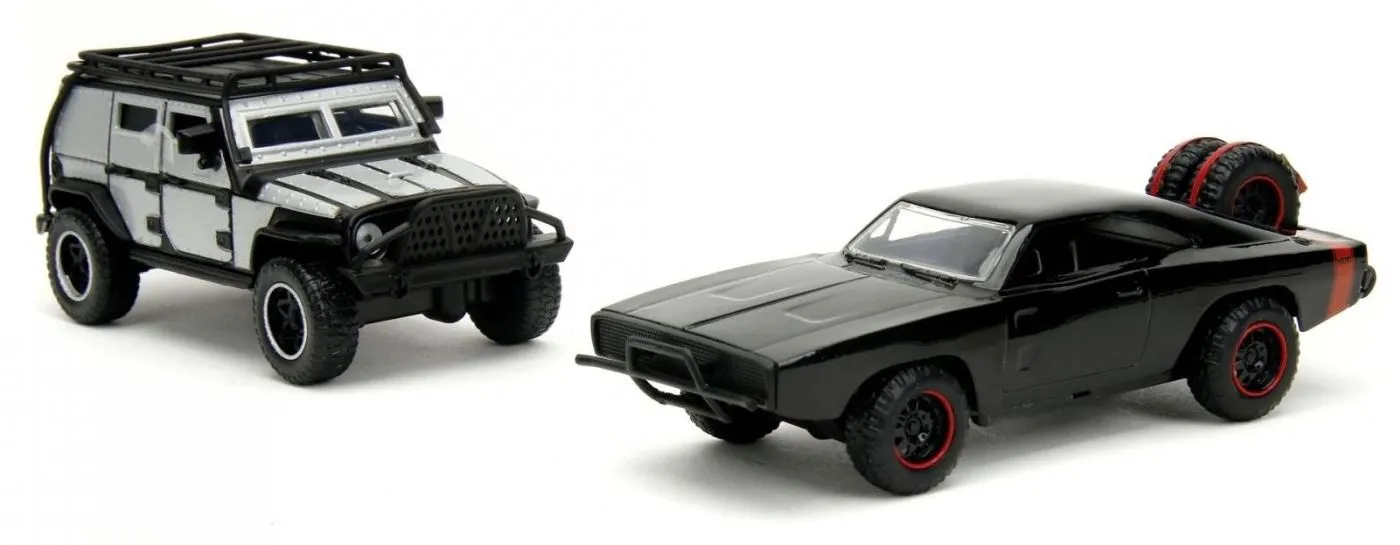 JADA FAST AND FURIOUS SERIA LEGACY SET 2 MASINI METALICE JEEP WRANGLER 1 LA 32 - imagine 2