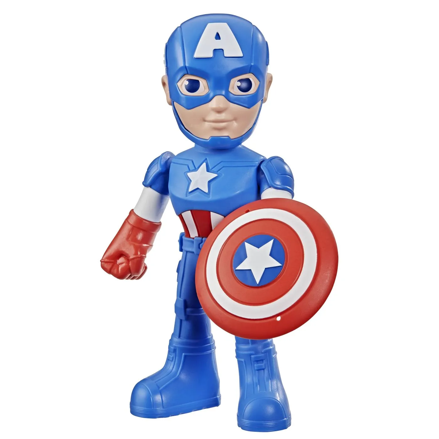SPIDEY PRIETENII EXTRAORDINARI FIGURINA CAPTAIN AMERICA SUPRADIMENSIONATA 22.8CM - imagine 2