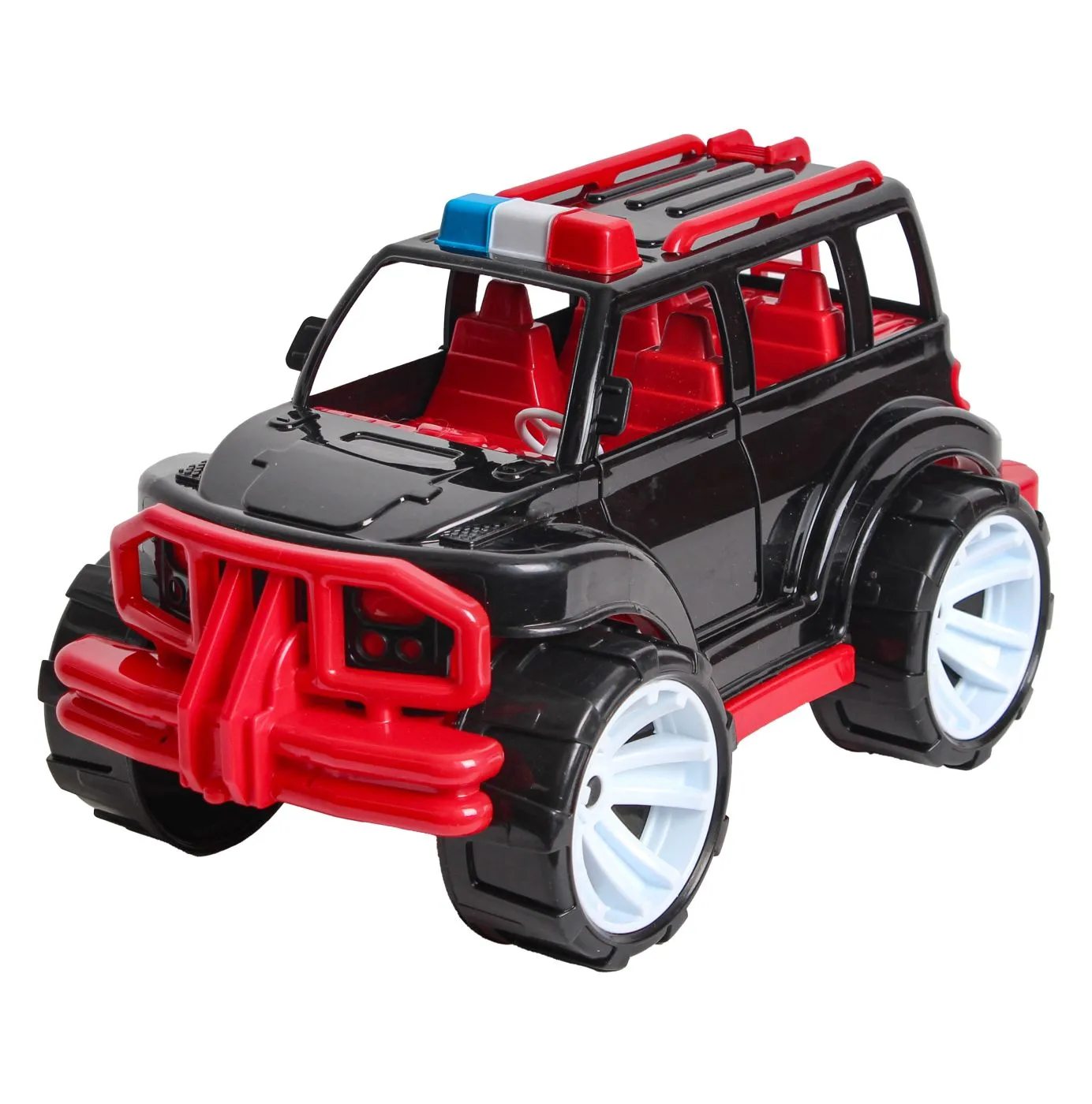 MASINA JEEP OFF ROADER NEGRU ROSU 32CM - imagine 2