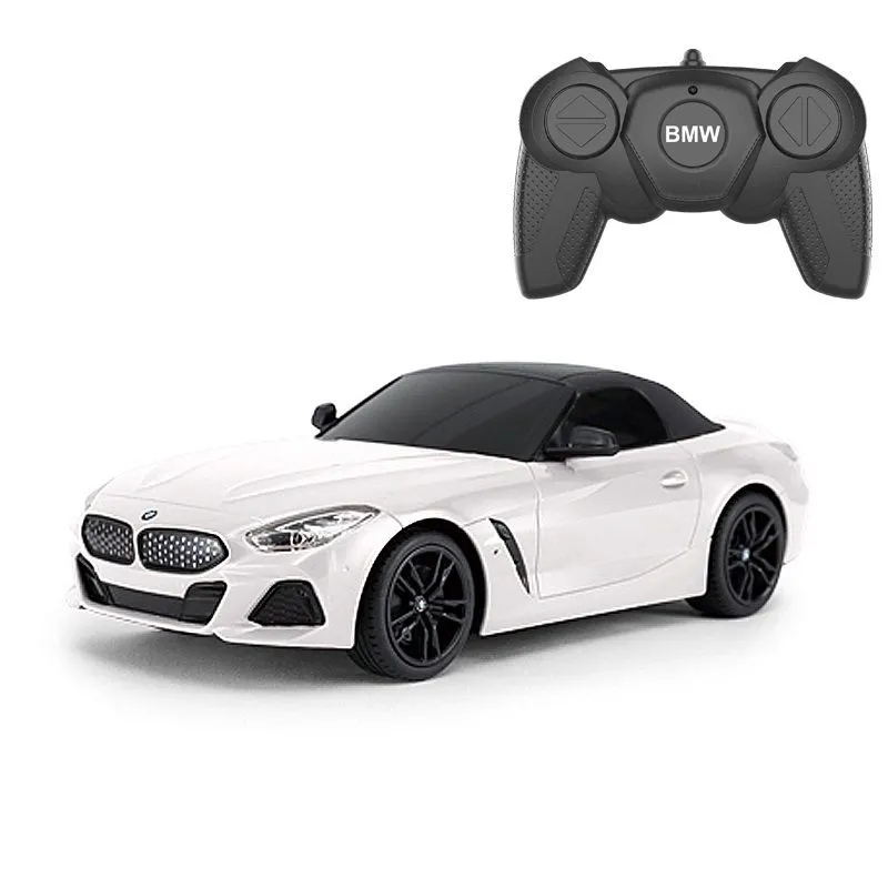 MASINA CU TELECOMANDA BMW Z4 ROADSTER ALB SCARA 1 LA 18 - imagine 2