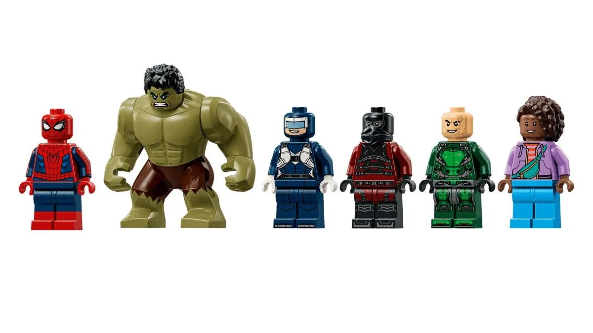 LEGO MARVEL SPIDERMAN CONFRUNTAREA MEMORABILA DINTRE OMUL PAIANJEN SI HULK 76350 - imagine 3