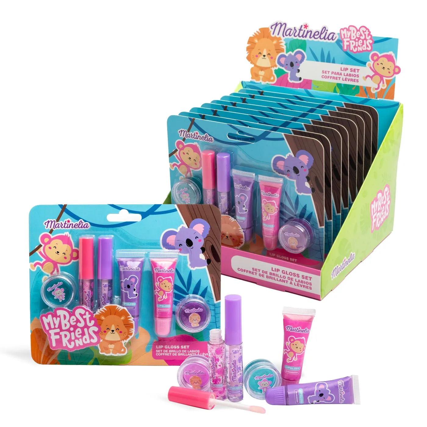 MARTINELIA MY BEST FRIENDS SET BALSAMURI PENTRU BUZE - imagine 3