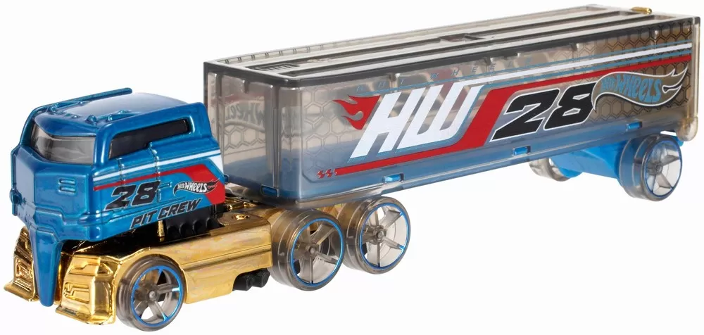 SET CAMION SI MASINA SPORT HOT WHEELS ROG DOG - imagine 3