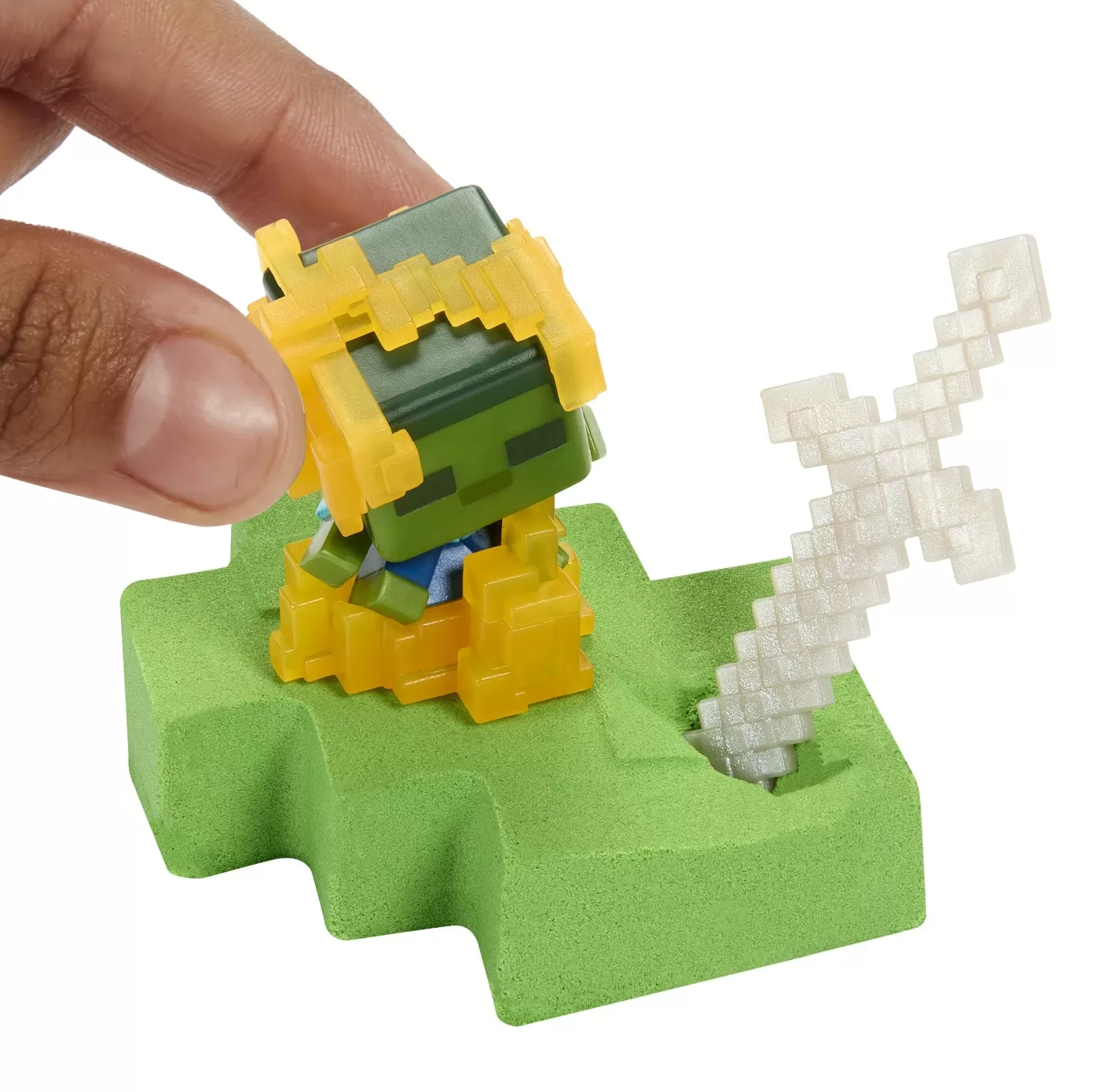 MINECRAFT MINI MODE SET EXPLORARE MINIERA GRI SI ALB - imagine 3