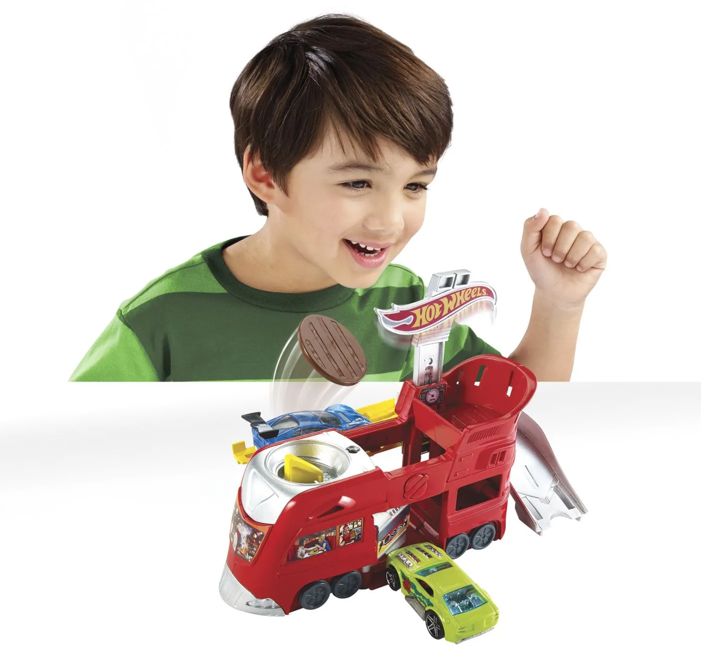 HOT WHEELS CITY SET DE JOACA CAMION RESTAURANT - imagine 3