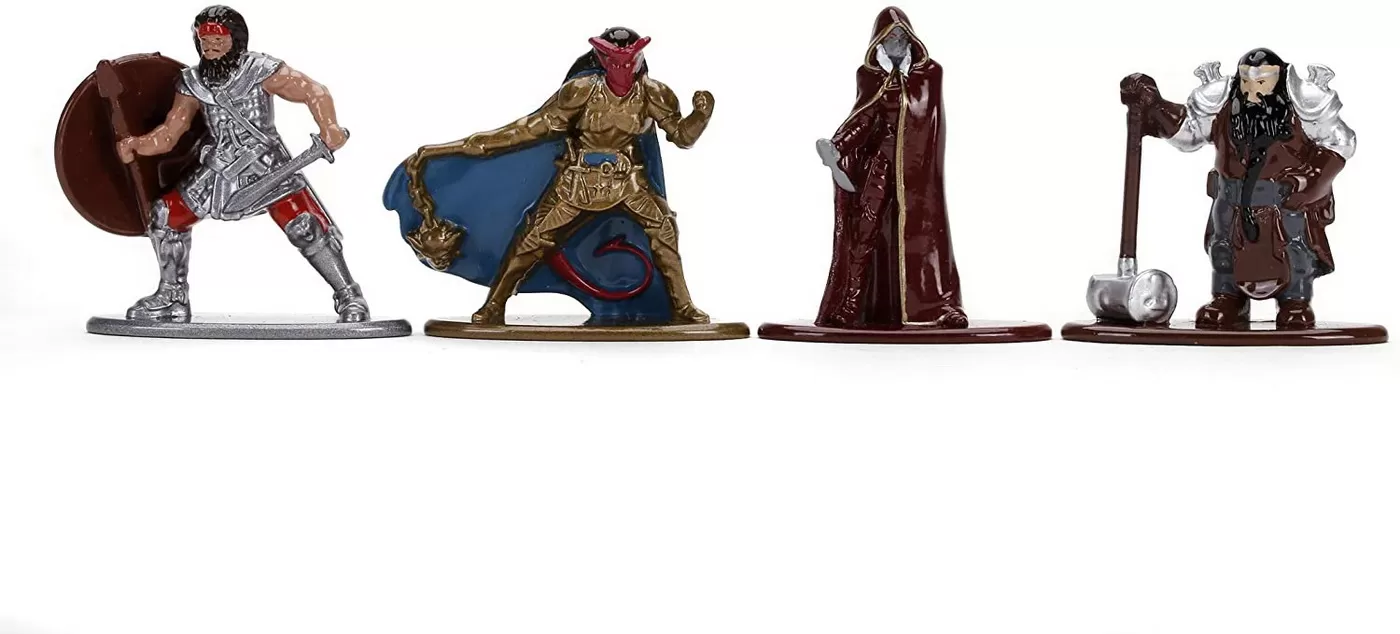 SET 5 NANO FIGURINE DIN METAL DUNGEONS DRAGONS 4 CM - imagine 3